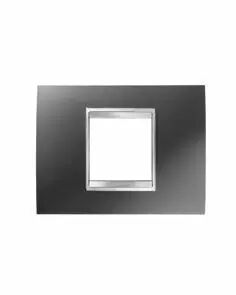 Plaque lux rectangulaire  - en technopolym�re verni - 2 modules - ardoise - chorus