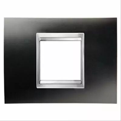 Plaque lux rectangulaire - en m�tal - 4 modules - canon de fusil - chorus