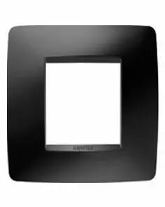 Plaque one - en technopolym�re - 2+2 modules horizontal - noir toner - chorus