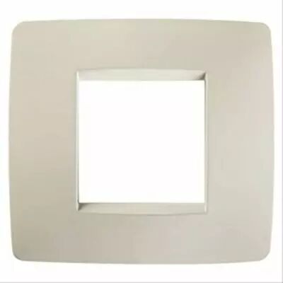 Plaque one - en technopolym�re - 2 module - ivoire - chorus