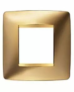 Plaque one - en technopolym�re m�tallis� - 2+2+2 modules horizontal - or - chorus