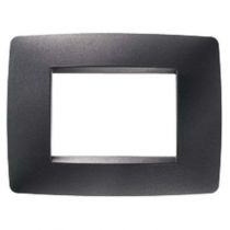Plaque one rectangulaire  - en technopolymre verni - 3 modules - ardoise - chorus