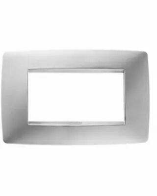 Plaque one rectangulaire  - en technopolym�re verni - 4 modules - titane - chorus