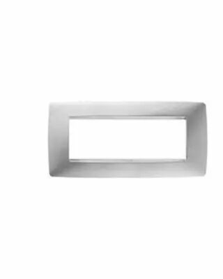 Plaque one rectangulaire  - en technopolym�re verni - 6 modules - titane - chorus