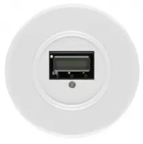 Plaque simple bakelite/duroplaste blanche thpg181997 + controleur de temperature thpg100420