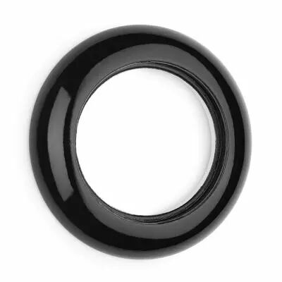 Plaque simple en porcelaine noire pour TV -RJ45 - sp�ciales THPG (174001)