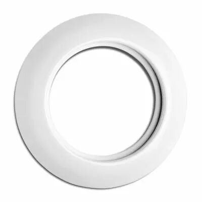 Plaque simple porcelaine - tel- tv - rj45 - enceintes (173086)