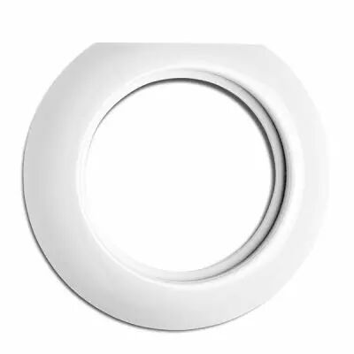 Plaque simple porcelaine biseaut�e haut pour tel- tv - rj45 (173089)