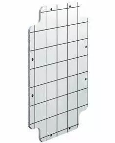 Plaques de fond et vis auto-taraudeuses de fixation - bo�te 460x380 - en mati�re isolante