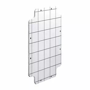Plaques de fond et vis auto-taraudeuses de fixation pour bo�te (LxH) 190x140 - en mati�re isolante (GW44626)