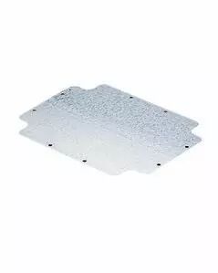 Plaques de fond vis auto-taraudeuses de fixation - bo�te 380x300 - en t�le zingu�e