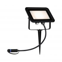 Plug and Shine Projecteur de jardin LED Fluter IP65 3000K 15,5W Noir (94575)