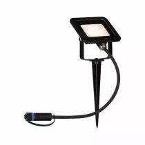 Plug and Shine Projecteur de jardin LED Fluter IP65 3000K 6,8W Noir (94574)