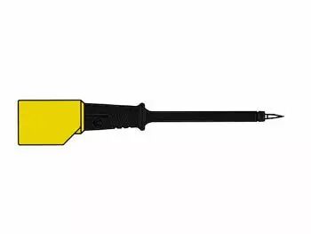 Pointe de touche 4mm pour fiche avec reprise arriere - noir (pr�f 2s) (HM5401)