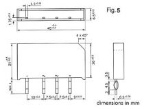 Pont de redressement 250v-3.7a (b250-c3700/2200) (250V3.7)