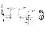 Porte fusible 5x20 m/p cab/vis