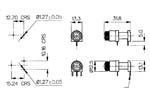 Porte fusible a vis 5x20 p/ci horizontal cab