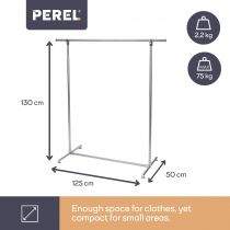 Porte-vêtements - robuste - 120 x 50 x 120 cm (MP61)