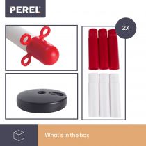 Poteau en plastique pour chaîne de signalisation, lot de 2 (SCP90)