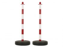 Poteau en plastique pour chaîne de signalisation, lot de 2 (SCP90)