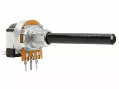 Potentiometre a piste de carbone lin mono avec interrupteur 220k (K220AMS)