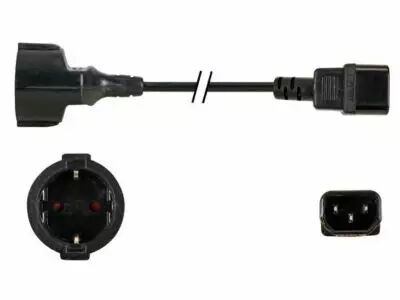 Power Cord L=1.8M Black (EPCNET8)