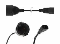 Power Cord L=1.8M Black (EPCNET8)