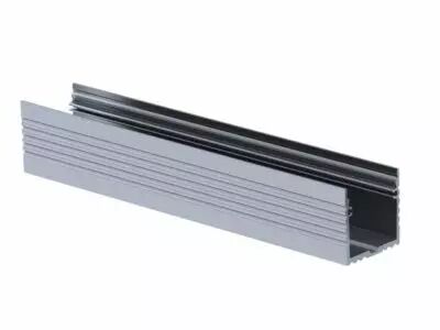POWERLINE - PROFIL� EN ALUMINIUM POUR RUBAN LED - LARGEUR 35 mm - ALUMINIUM ANODIS� - ARGENT - 2 m (AL-PLA-2)