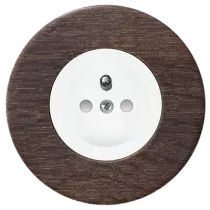 Prise 2P+T avec couvercle blanc et protection enfant (DSR Z1-Z1-0-00-0-0-00)