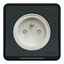 prise de courant en saillie IP55 schneider Mureva Styl Gris