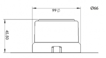 Prise de courant Schuko 2P+T en porcelaine noire Fontini Garby