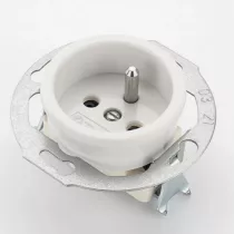 Prise fran&ccedil;aise avec terre pour la gamme porcelaine (175835)