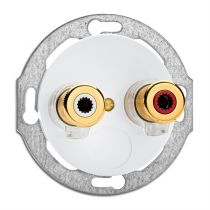 Prise haut parleur WBT NEXT GEN Porcelaine blanche (100742)