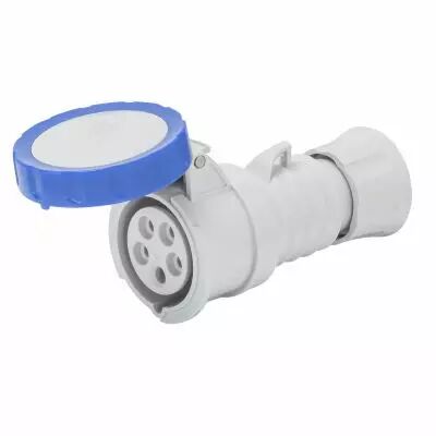 Prise mobile droite �tanche - 3p+n+t 16a 230v 9h - montage et c�blage rapides (GW62028FH)