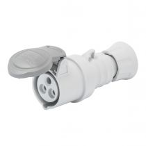 Prise mobile droite protégée  IP44 2P+T 32A >250Vcc 8H (GW62734H)