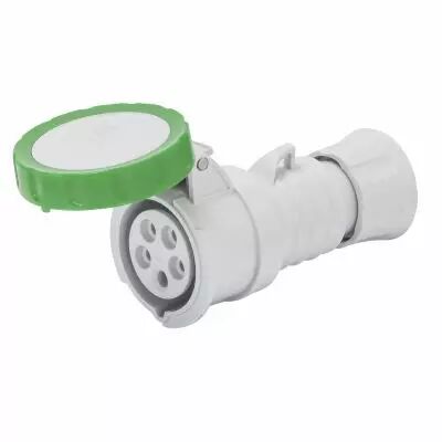 Prise mobile droite prot�g�e  IP67 3P+N+T 32A >50V2H (GW62760H)
