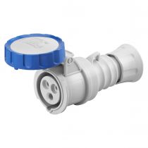 Prise moble droite étanche - 2p+t 16a 230v  6h (GW62026H)
