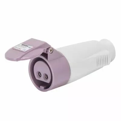 Prise moble droite prot�g�e - 2p 16a 24v s.r. (GW62064)