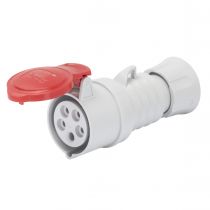 Prise moble droite protégée - 3p+n+t 16a 400v  6h (GW62009H)