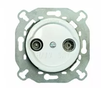 Prise R-TV SAT &eacute;toile blanche