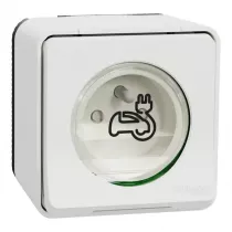 Prise renforcée étanche pour véhicules electriques blanche - schneider mureva MUR39010