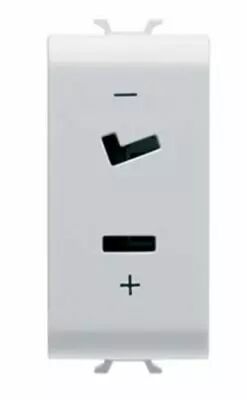 Prise selv - 2p 6a 24v polaris�e - 1 module - blanc - chorus