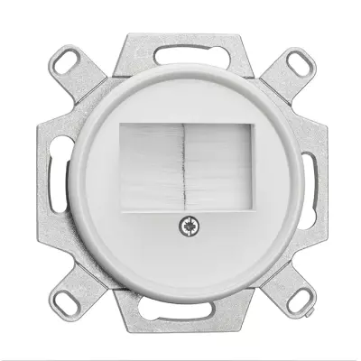 Prise universelle bakelite/duroplaste blanche (101355)