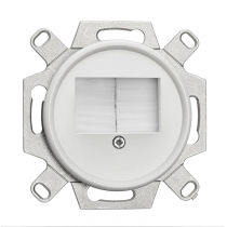 Prise universelle bakelite/duroplaste blanche (101355)