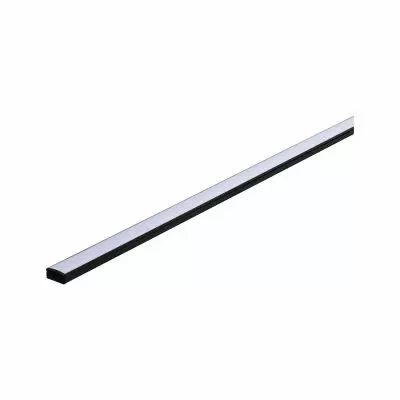 Profil� de strip LED Base Diffuseur blanc 2m Noir (78901)