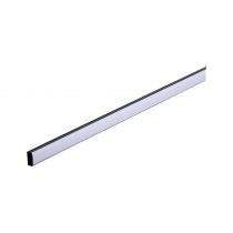 Profilé de strip LED Base Diffuseur blanc 2m Noir (78901)