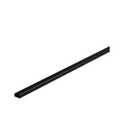 Profil� de strip LED Base Diffuseur noir 1m Noir (70522)
