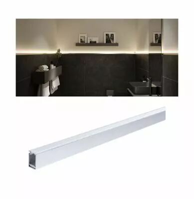 Profil� en saillie LumiTiles Top 2m avec diffuseur Alu anodis�/Satin (78405)