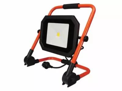 Projecteur De Chantier Portable � Led - Pliant - 50 W - 4000 K - C�ble De 1.5 M + Fiche Eu (EWL515)