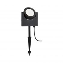 Projecteur de jardin Swivea IP44 183x46mm 3000K 8W 1150lm 230V Anthracite Aluminium (94408)